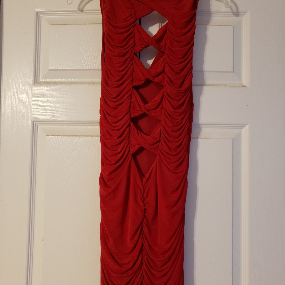 Red dress